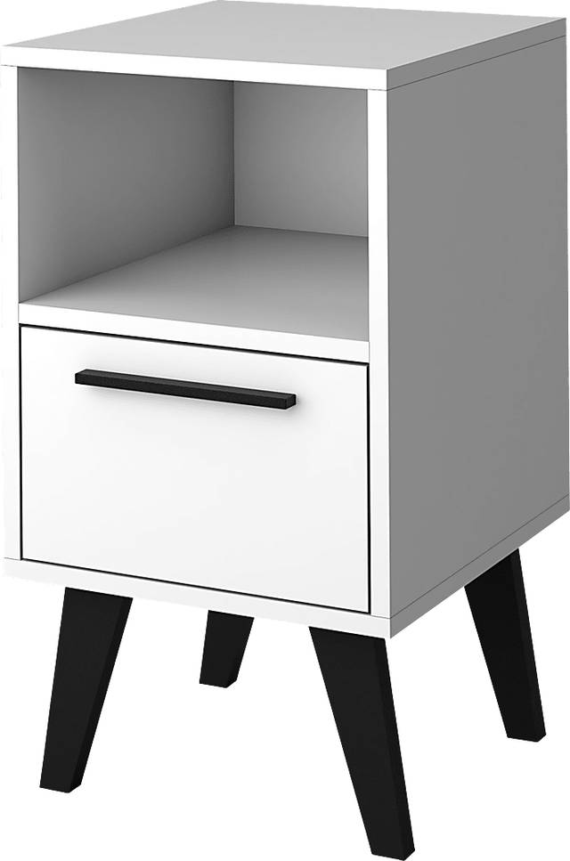 Exmore White Nightstand - Thumbnail - Image 6