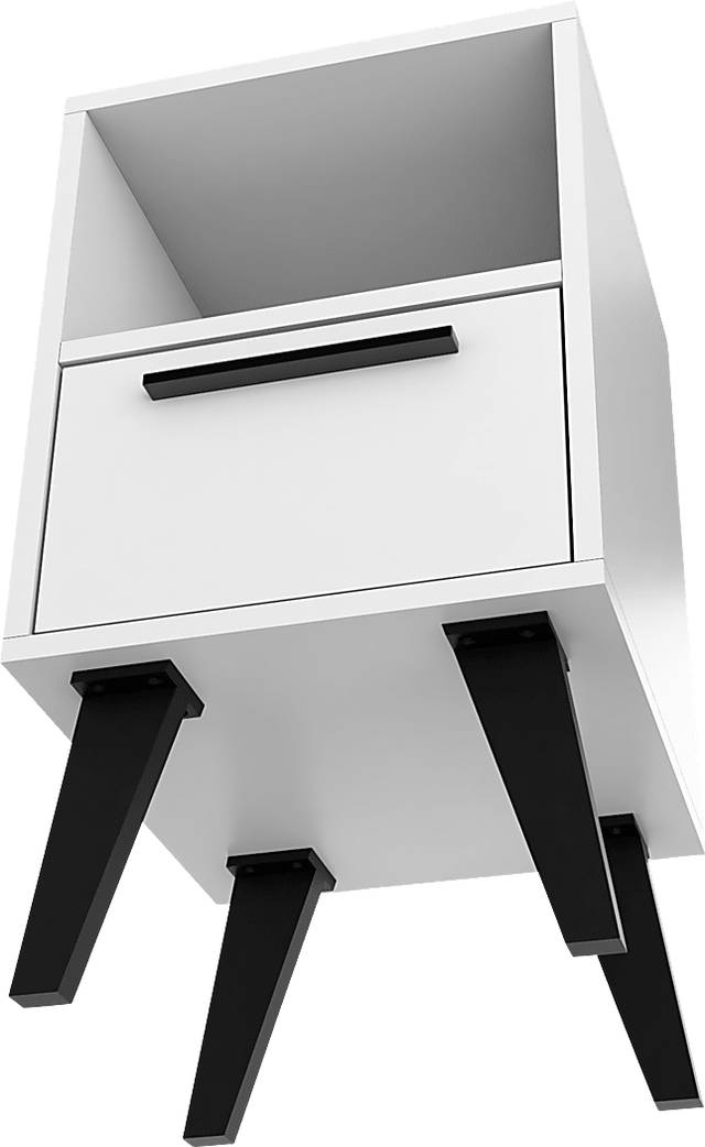 Exmore White Nightstand - Thumbnail - Image 10
