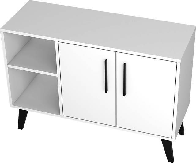 Exmore White Open Sideboard - Thumbnail - Image 10