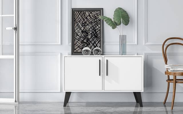 Exmore White Sideboard - Thumbnail - Image 2
