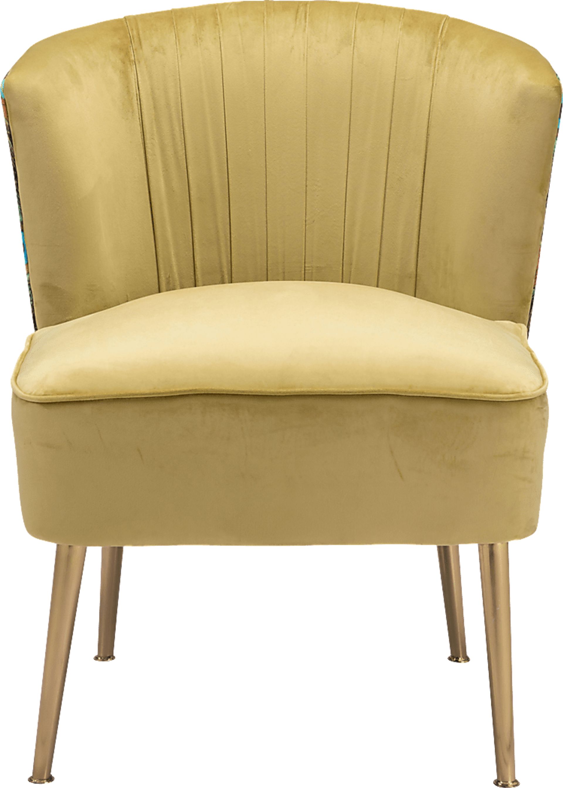 Exotic Flair Yellow Accent Chair - Image 3