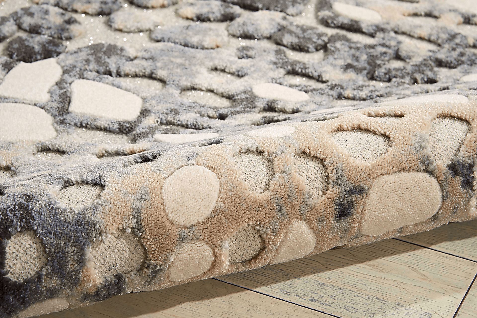 Exotic Gleam Gray 9'3 x 12'9 Rug - Image 3