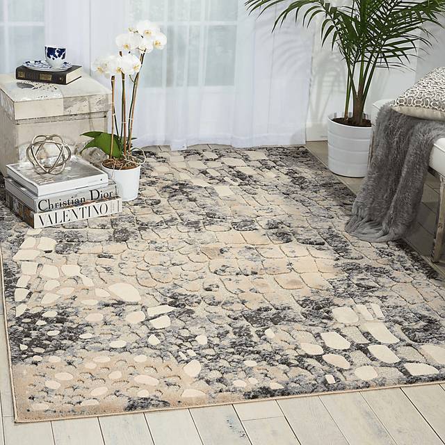 Exotic Gleam Gray 9'3 x 12'9 Rug - Thumbnail - Image 4