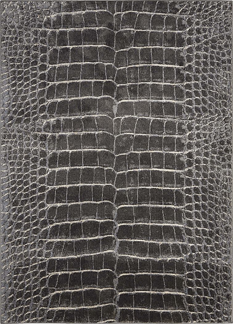 Exotic Hunt Gray 5'3 x 7'3 Rug