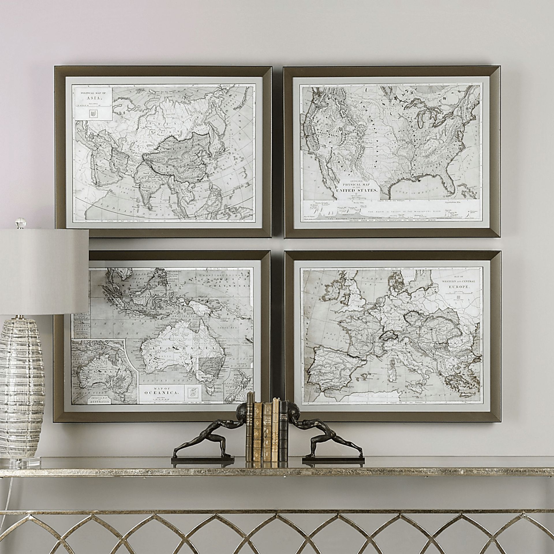 Expedition Dream Brown Set of 4 Artwork - Image 2