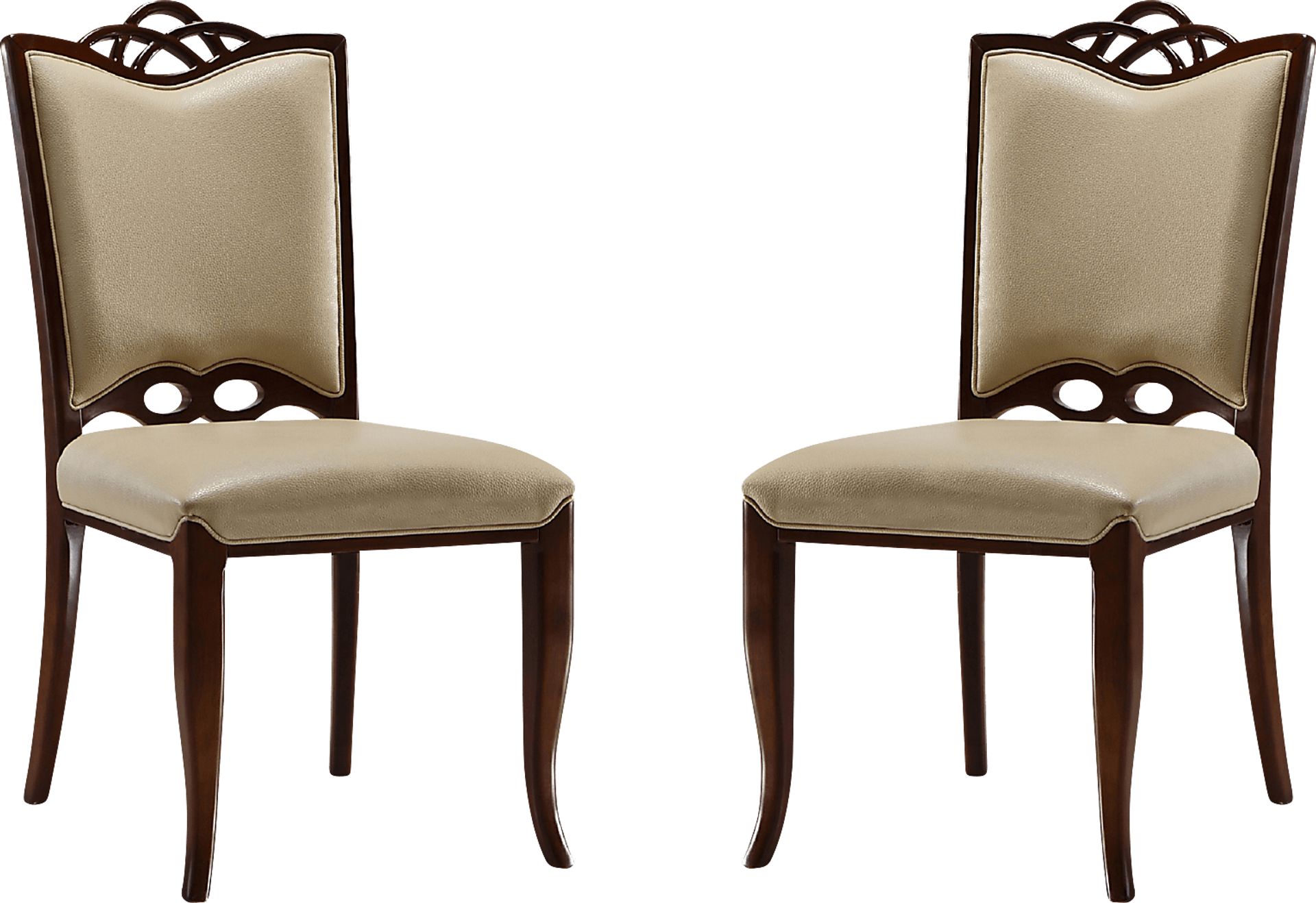 Explority Champagne Side Chair, Set of 2 - Image 1