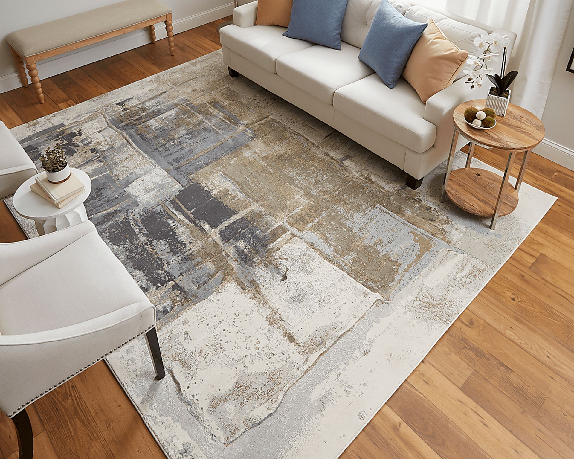 Exree Brown 3'10 x 6' Rug - Image 2