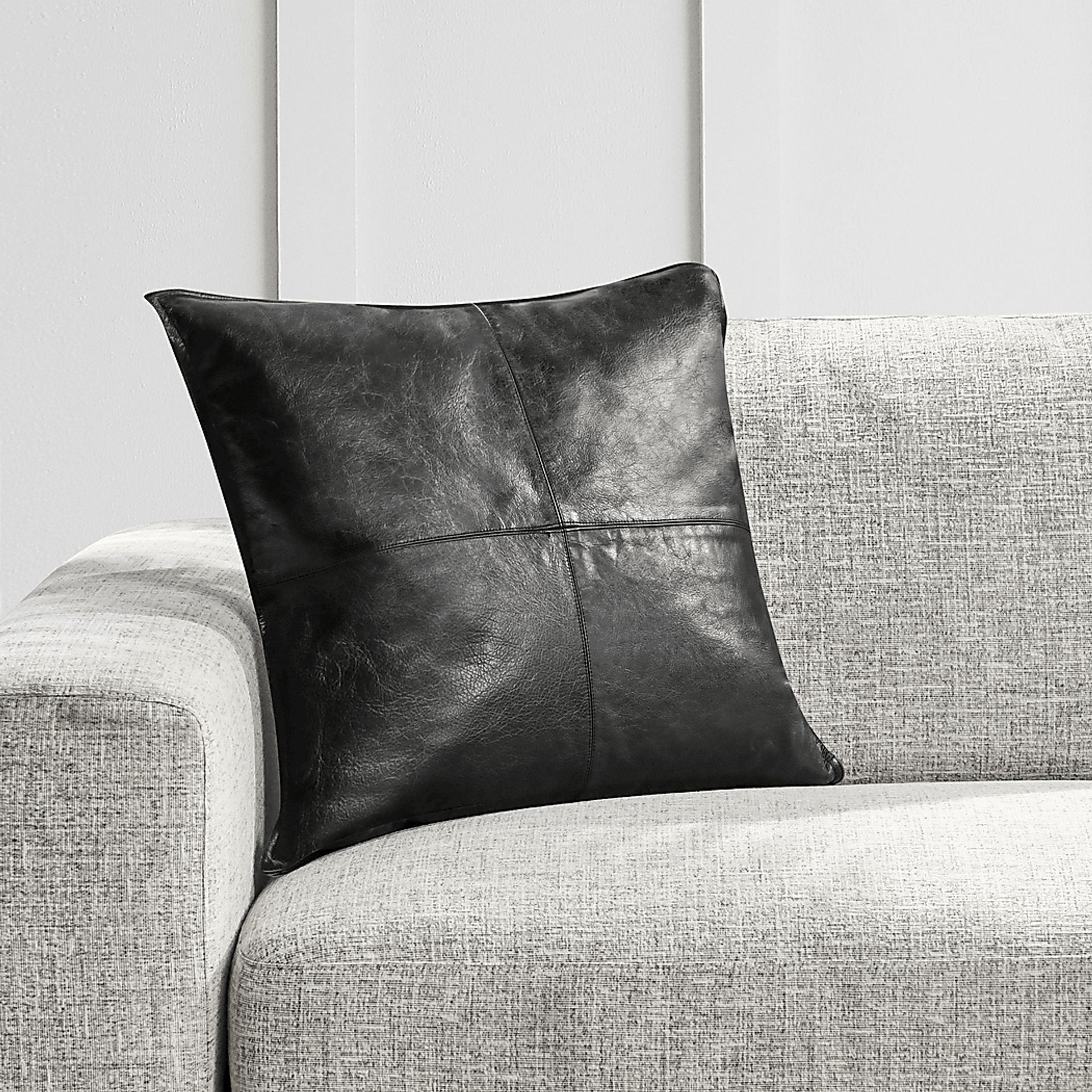 Ezama Black Lumbar Pillow - Image 2