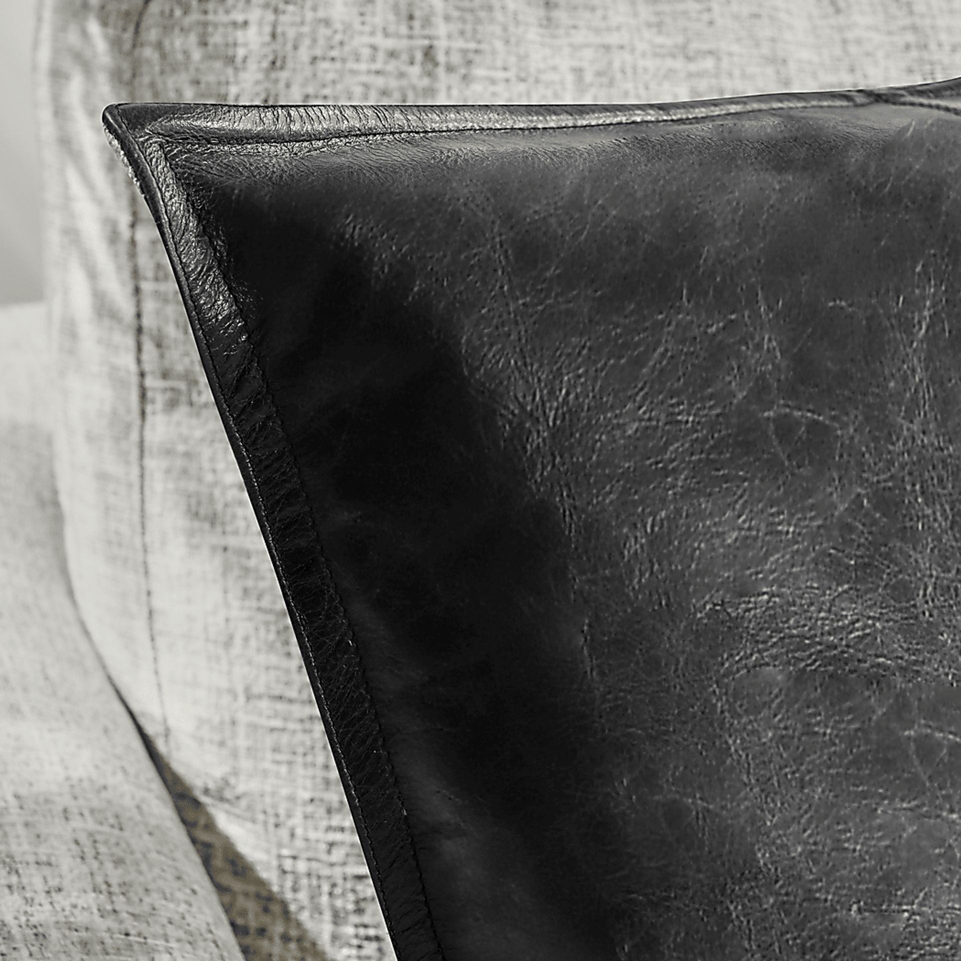 Ezama Black Lumbar Pillow - Image 5