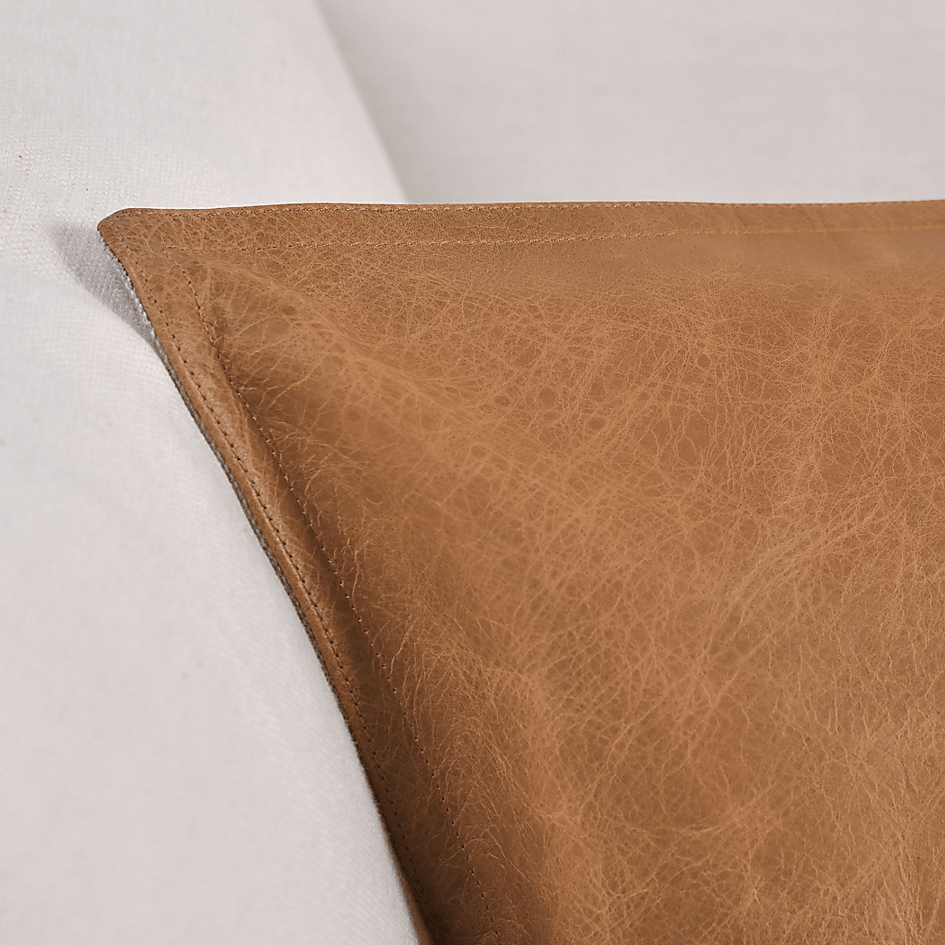 Ezama Camel Bolster Pillow - Image 4
