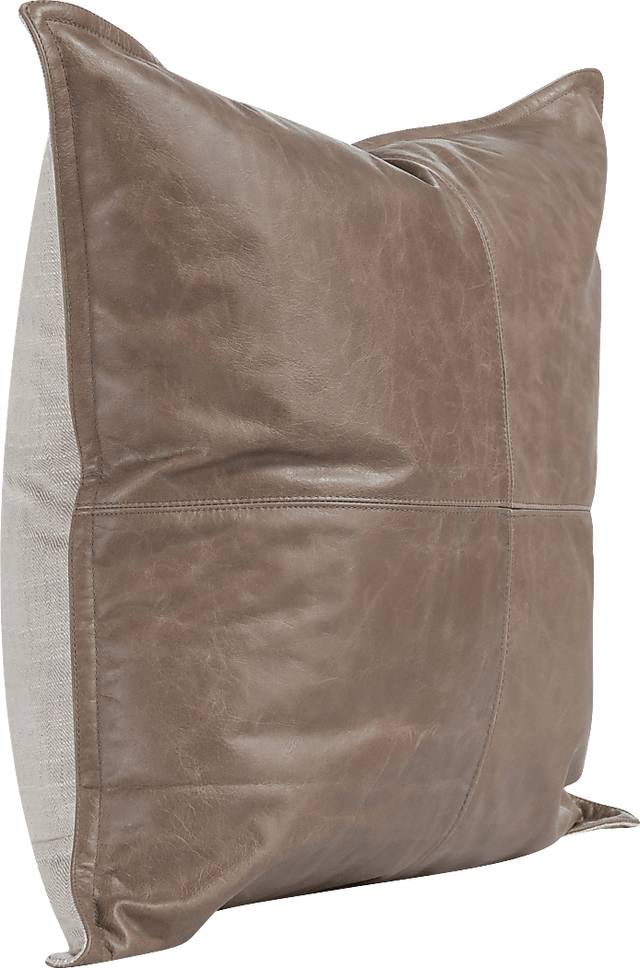 Ezama Taupe Accent Pillow - Thumbnail - Image 3