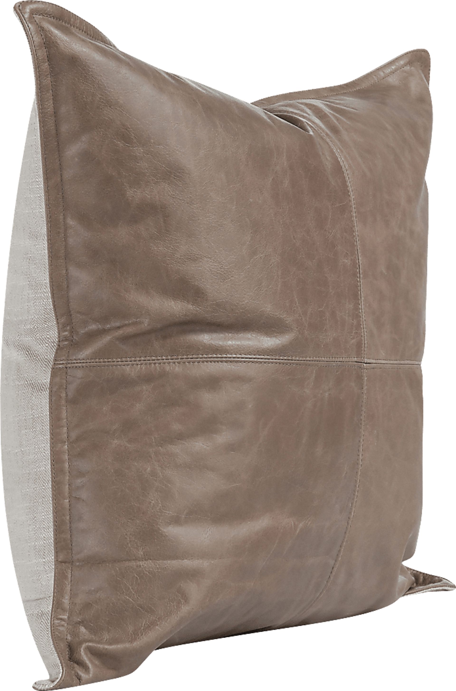Ezama Taupe Accent Pillow - Image 3
