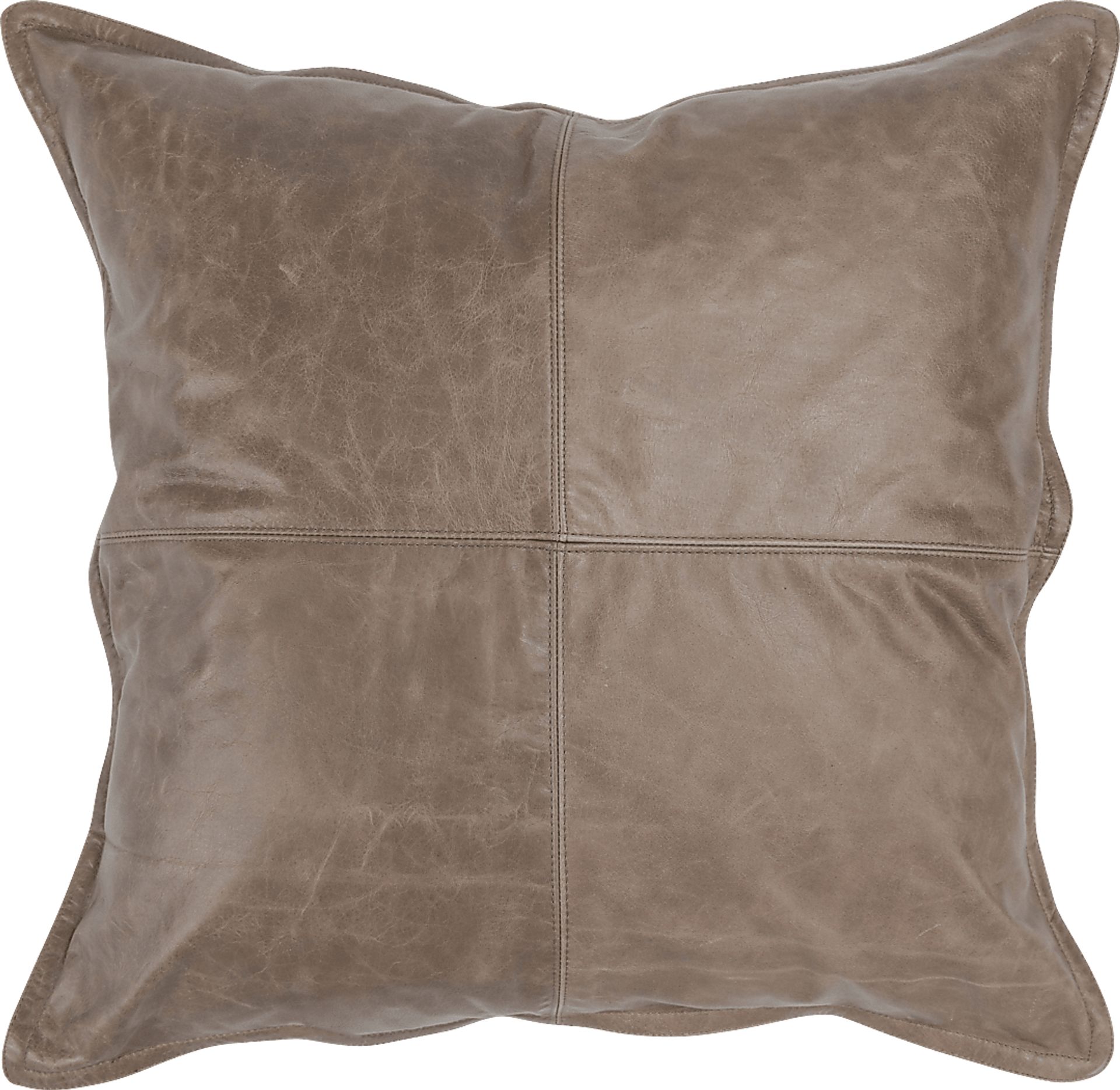 Ezama Taupe Accent Pillow - Image 1
