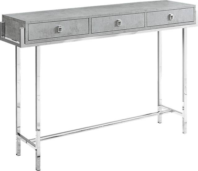 Ezell Gray Console Table - Thumbnail - Image 1