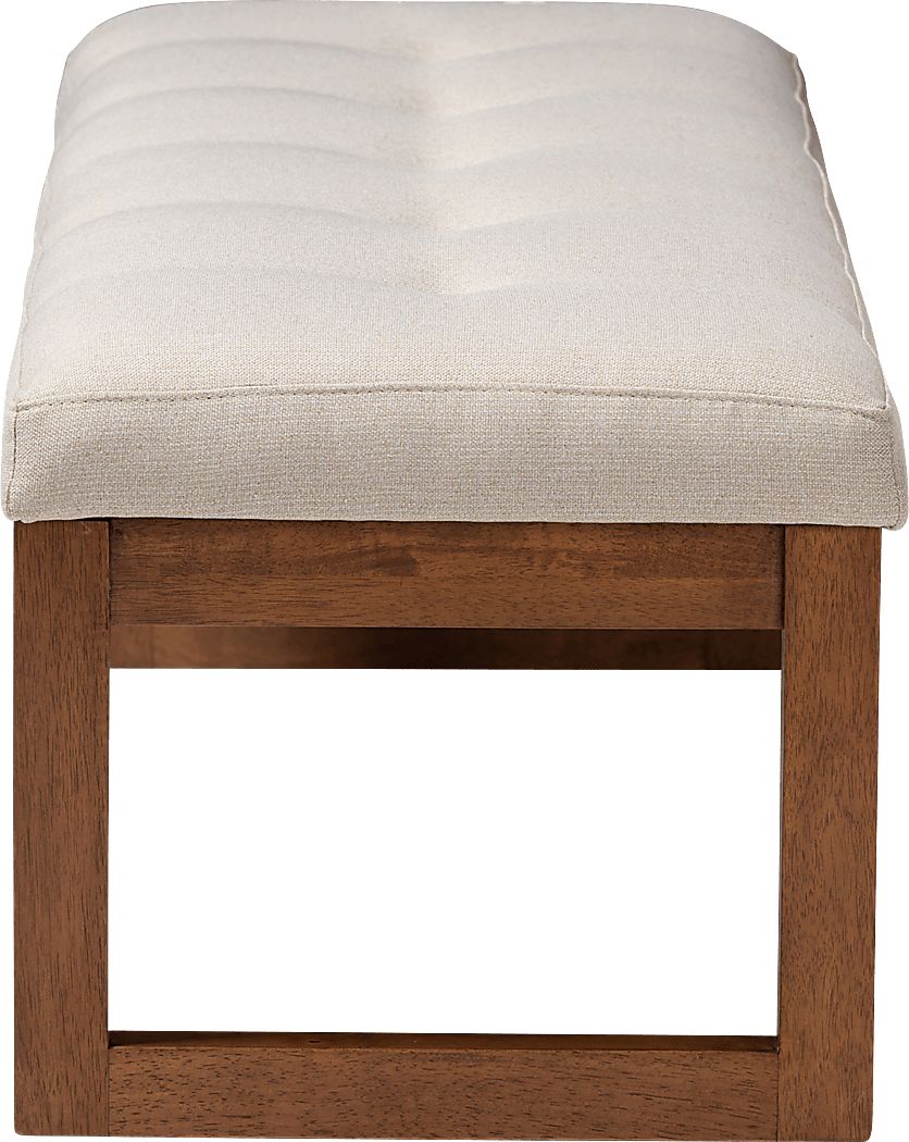 Ezelle Beige Bench