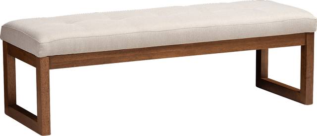 Ezelle Beige Bench - Thumbnail - Image 1