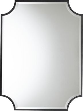 Fabens Black Wall Mirror