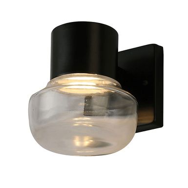 Fabian Club Small Black Sconce