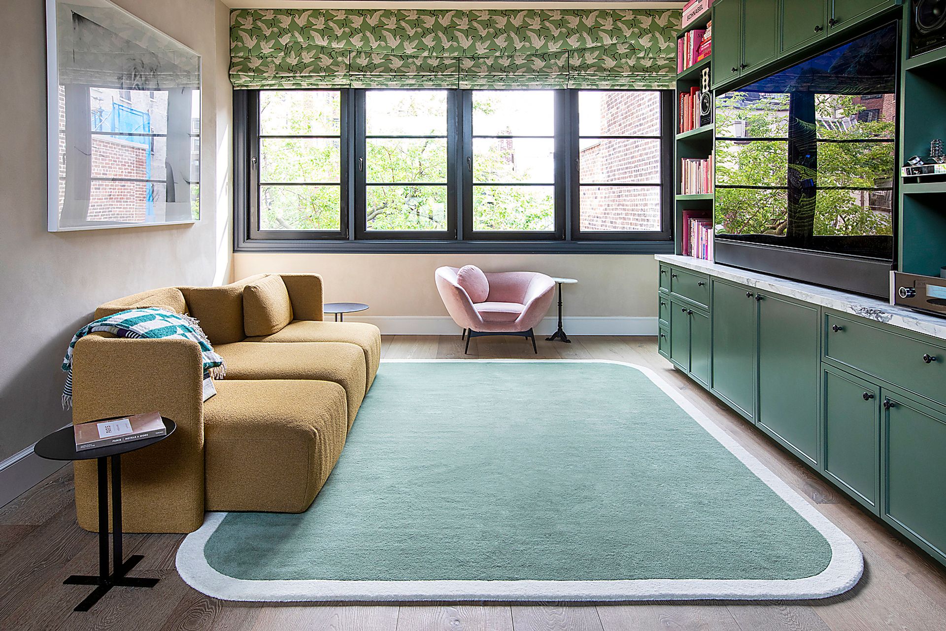 Fabian Green 3'6 x 5'6 Rug - Image 5