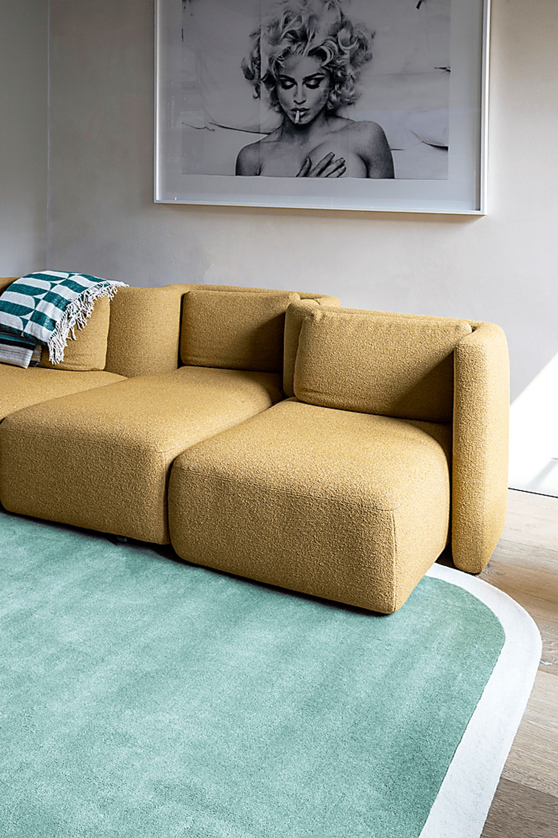 Fabian Green 3'6 x 5'6 Rug - Image 8