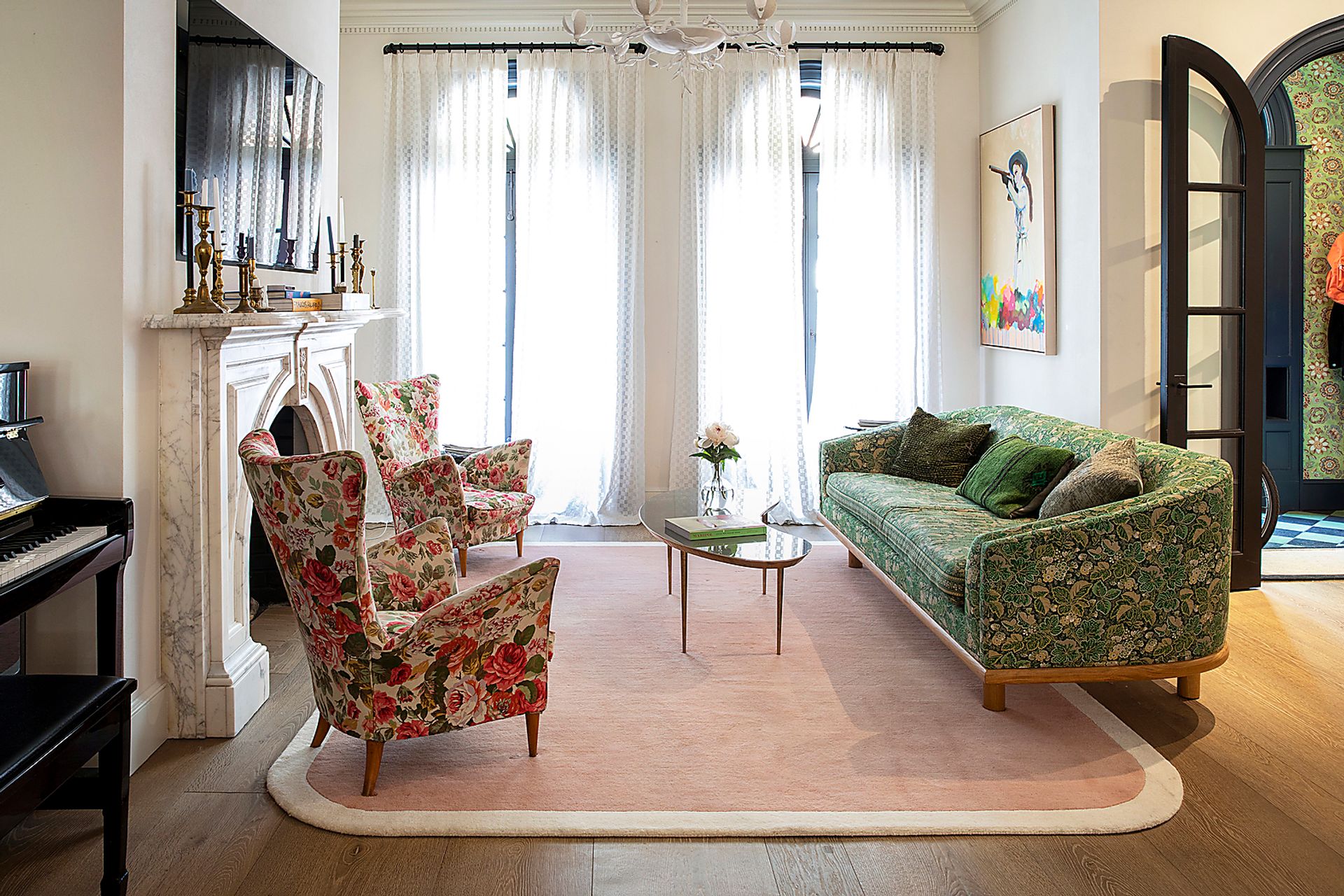 Fabian Pink 3'6 x 5'6 Rug - Image 2