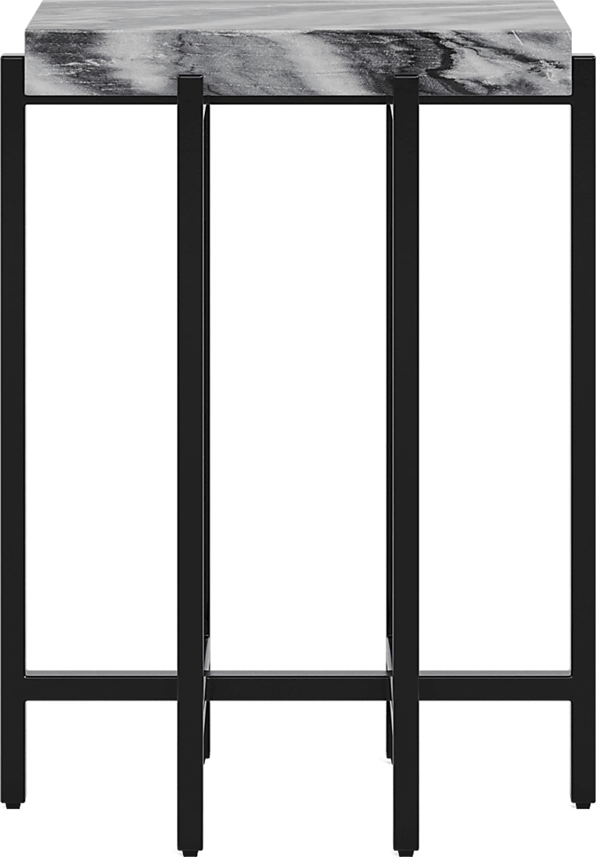 Fablebrook Gray Marble Accent Table - Image 2