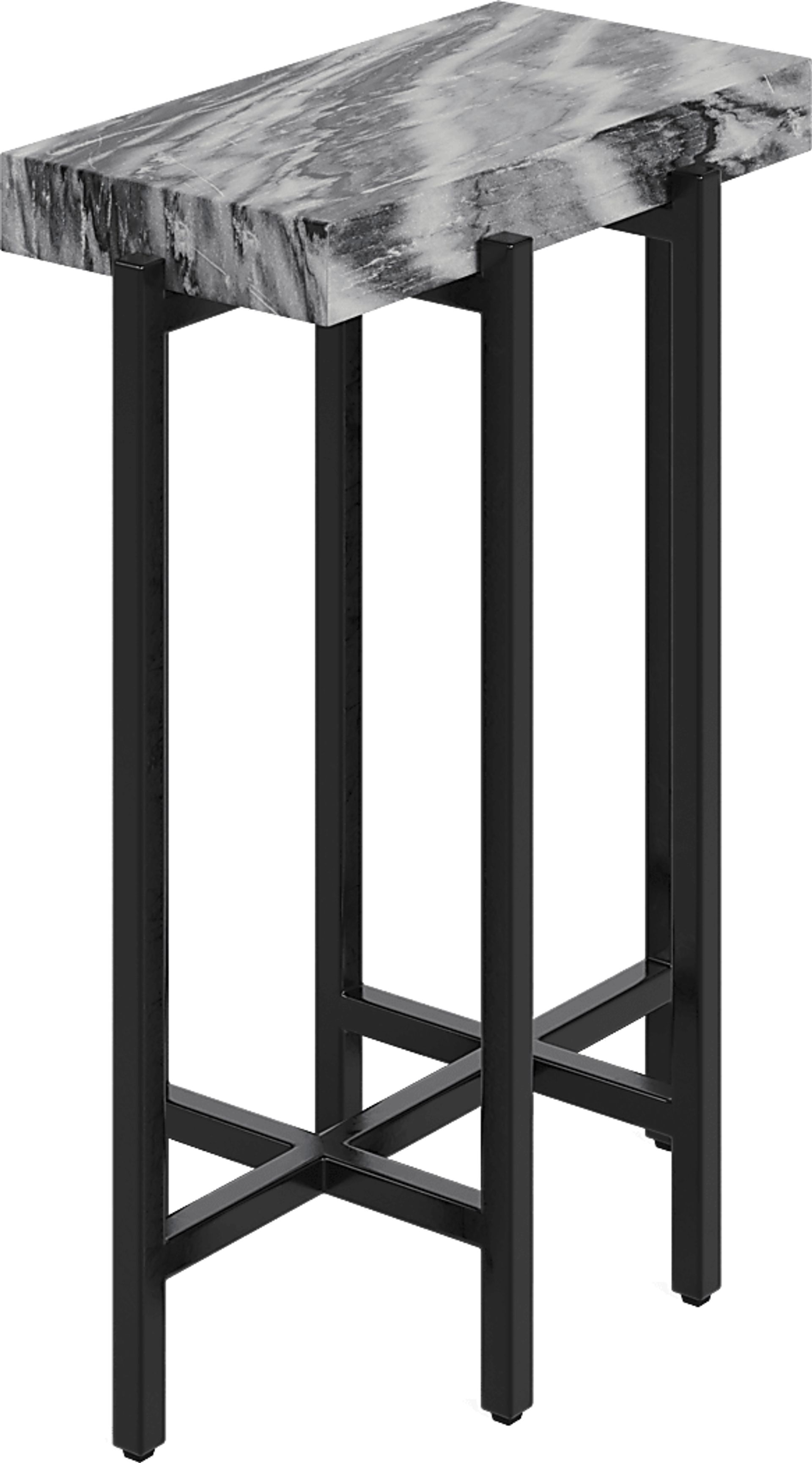 Fablebrook Gray Marble Accent Table - Image 1