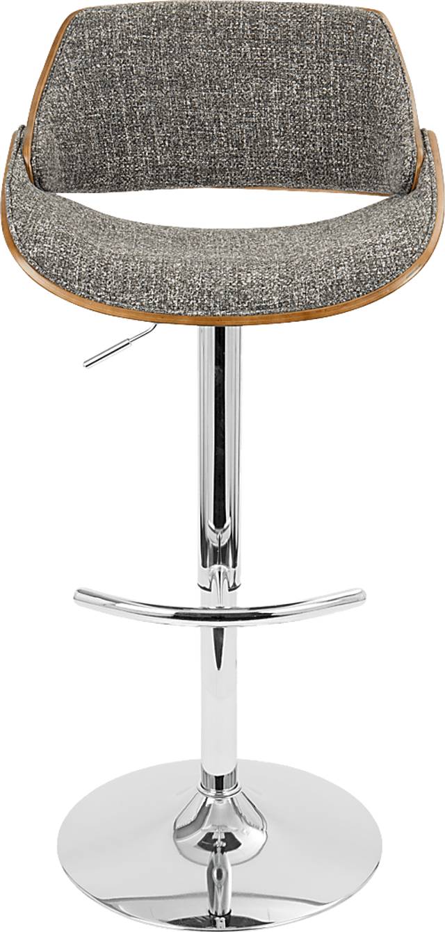 Fabrizzi Gray Barstool - Thumbnail - Image 3