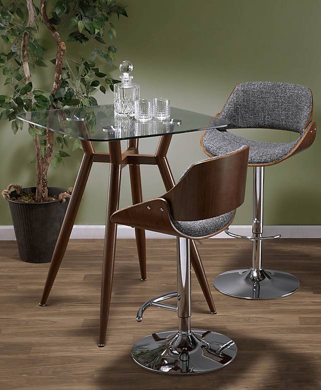 Fabrizzi Gray Barstool - Thumbnail - Image 5