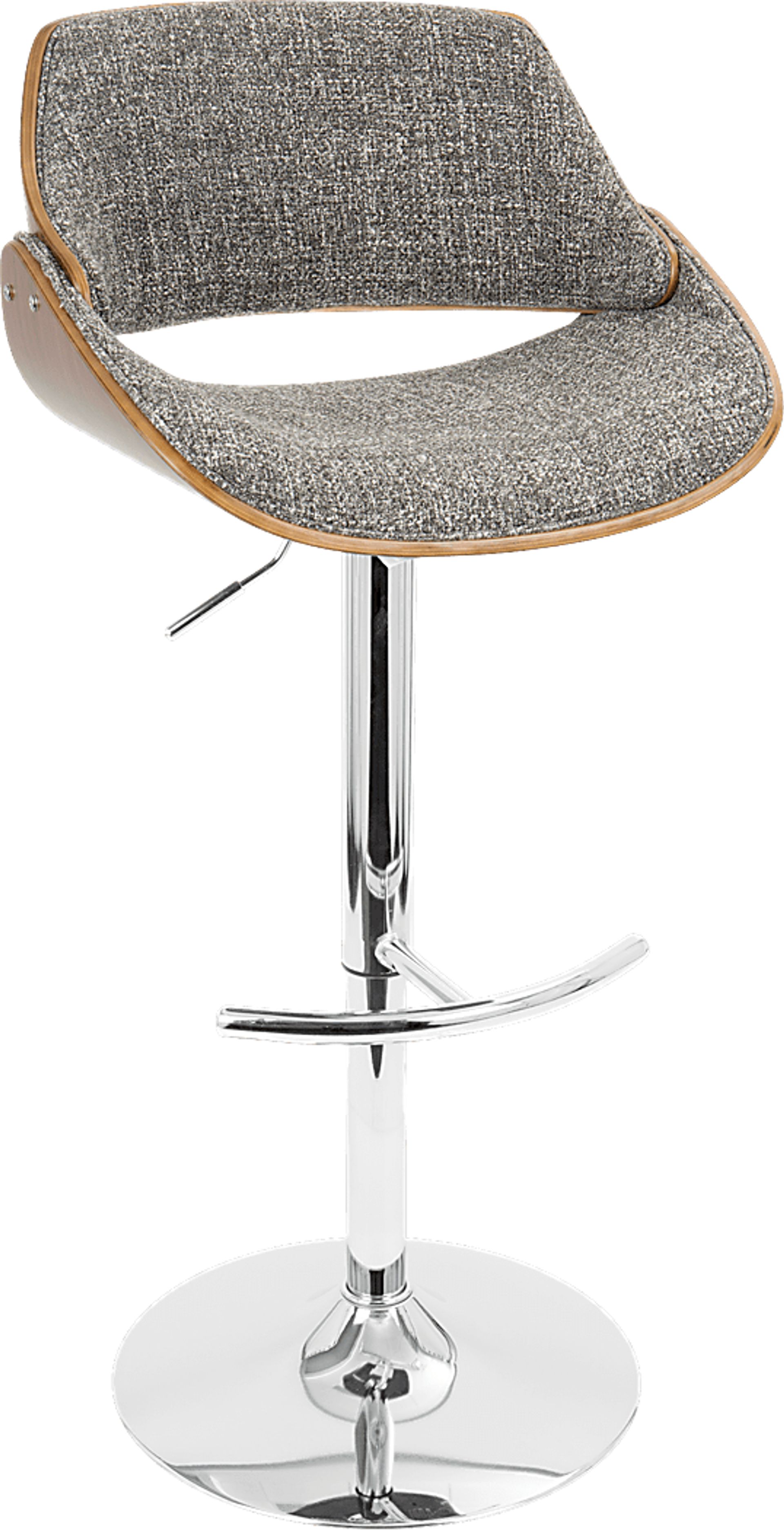 Fabrizzi Gray Barstool - Image 1
