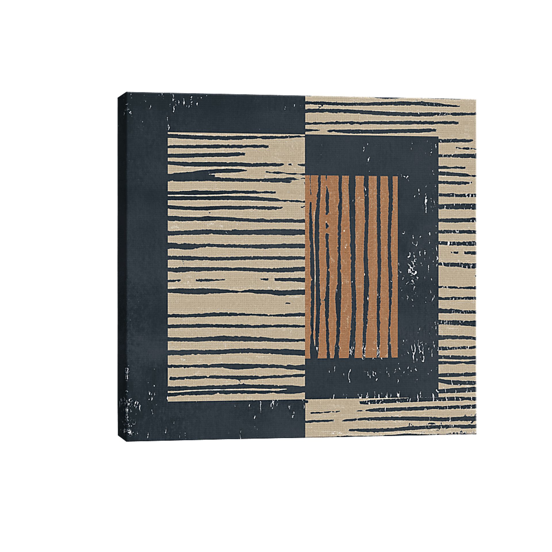 Faded Reality I Brown Artwork - Image 2