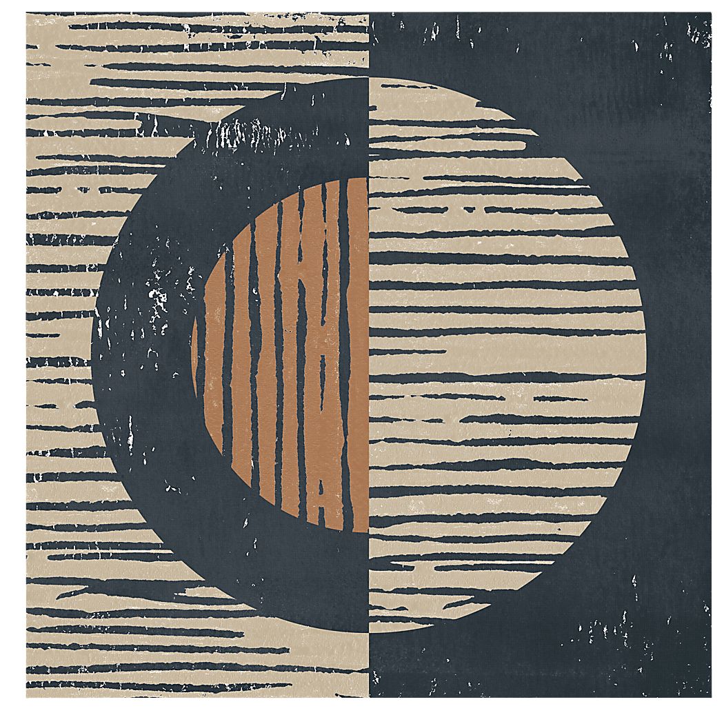 Faded Reality II Brown Artwork