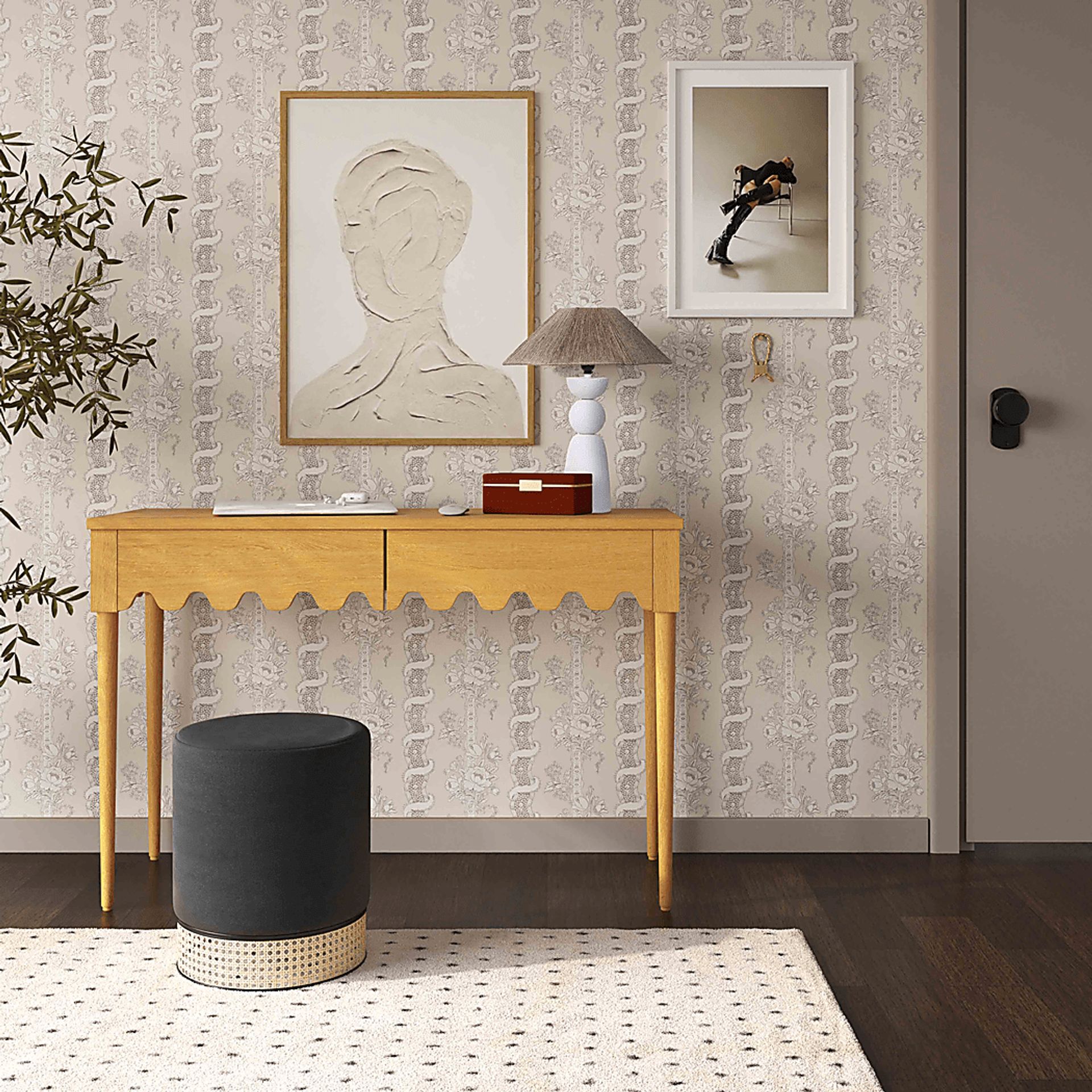 Fahnders Brown Desk - Image 2