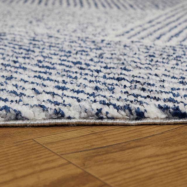 Faippen Ivory/Blue 5'3 x 7' Rug - Thumbnail - Image 3