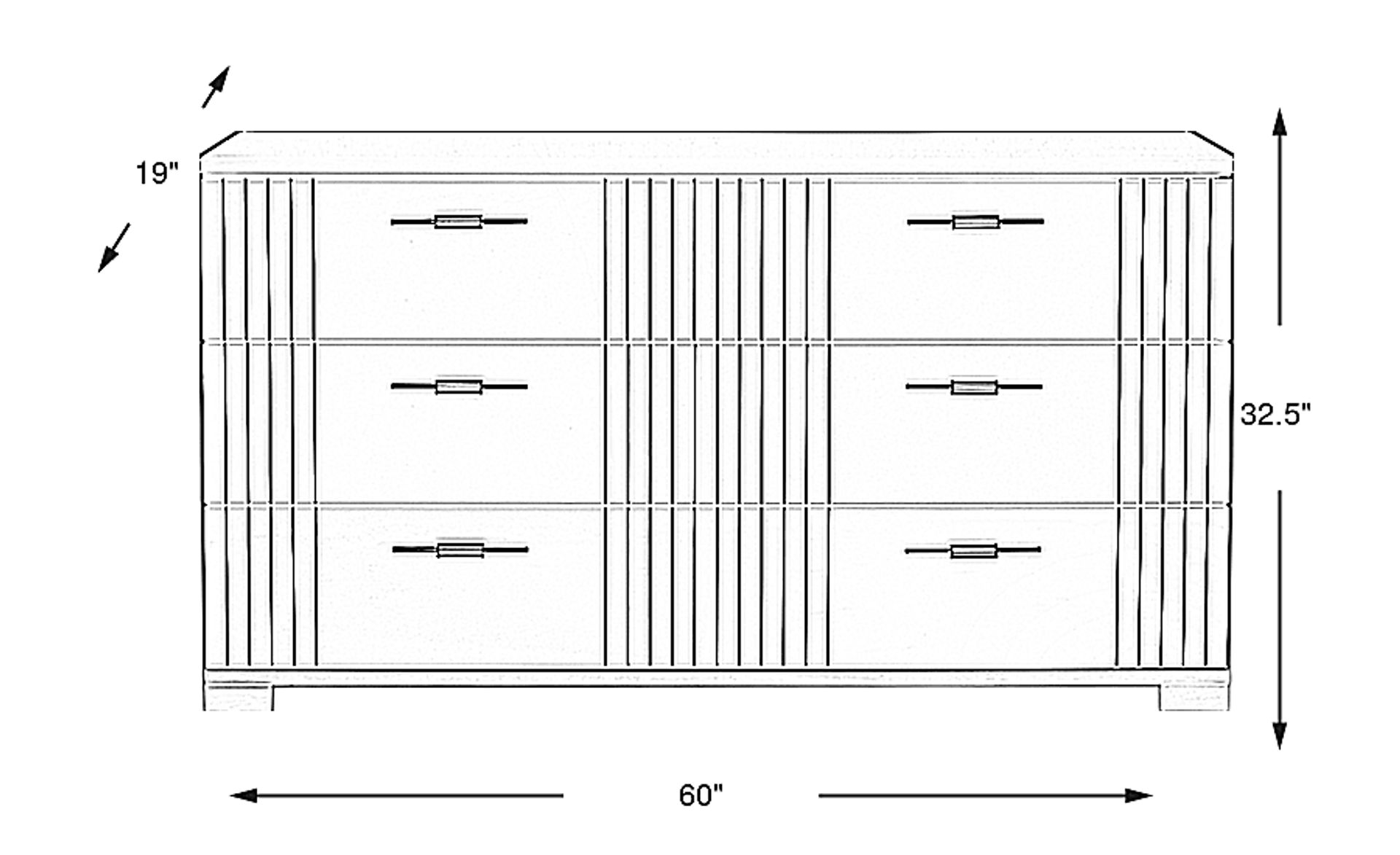 Dimension Image. Please refer to the Dimension Tab on this page for dimension details.