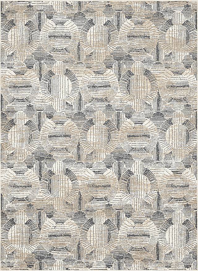 Fairdrop Silver 5'3 x 7'10 Rug - Thumbnail - Image 1