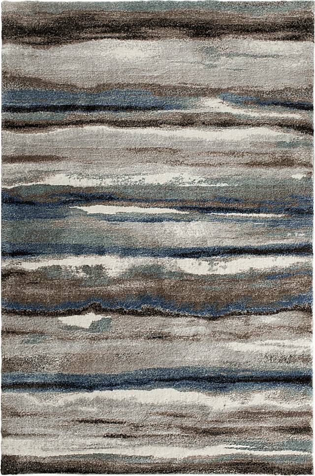 Fairen Blue 5' x 7'6 Rug - Thumbnail - Image 1