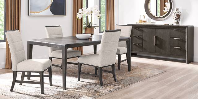Fairfax Gray Upholstered Side Chair - Thumbnail - Image 2