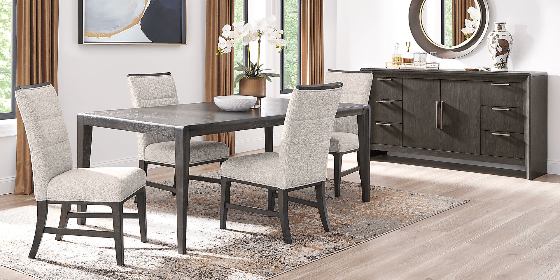 Fairfax Gray Upholstered Side Chair - Image 2