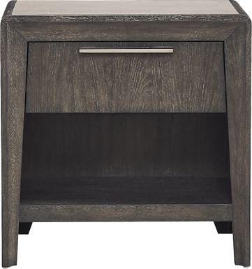 Fairfax Gray Open Nightstand