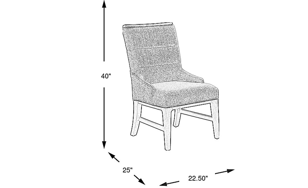 Fairfax Gray Upholstered Arm Chair