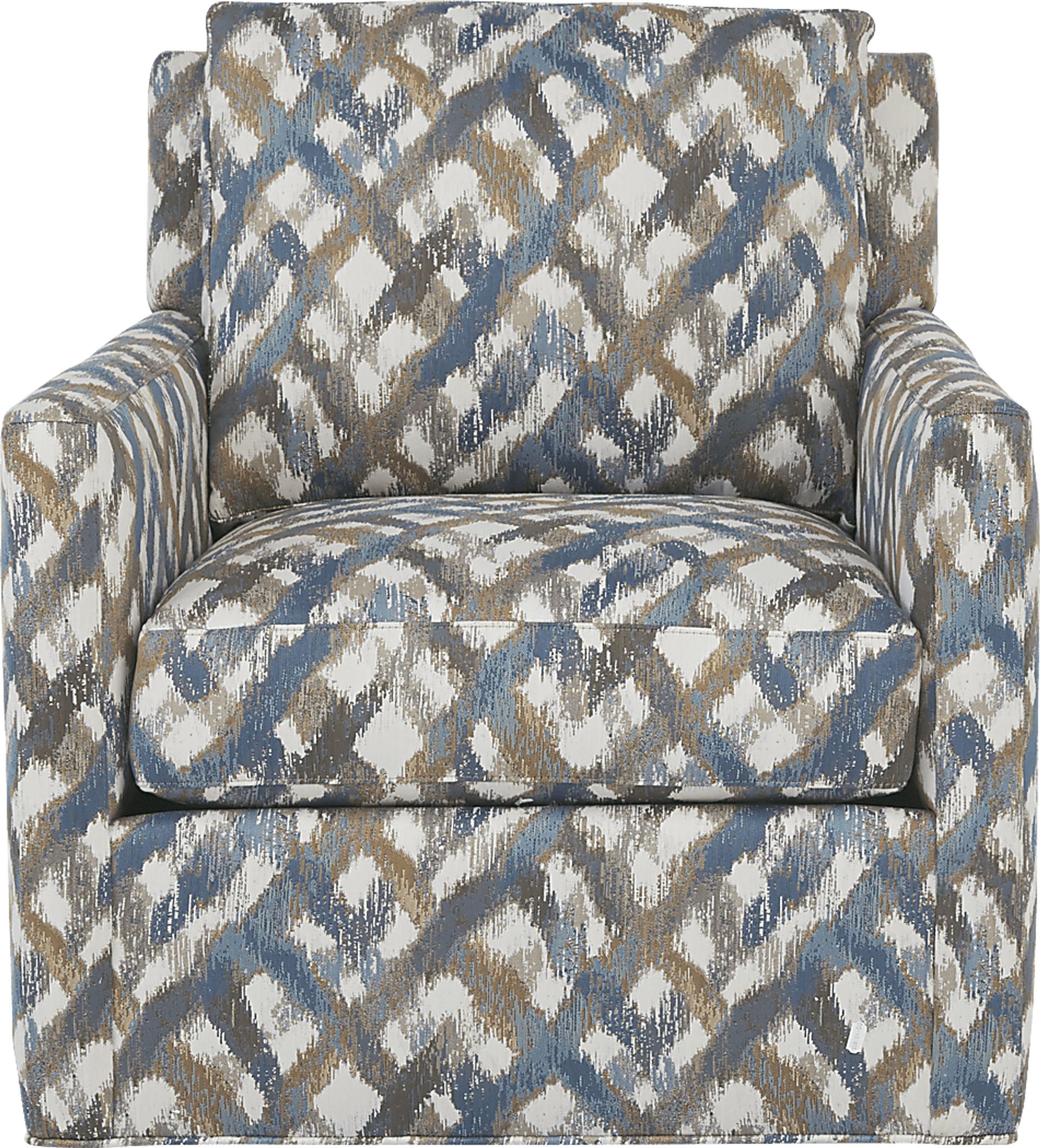 Fairfax Lane Blue Accent Swivel Chair - Image 2