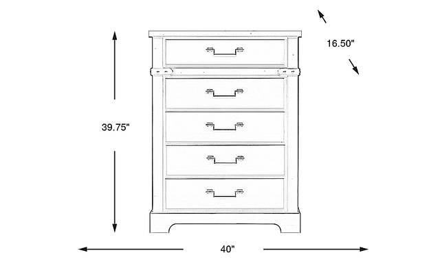 Dimension Image. Please refer to the Dimension Tab on this page for dimension details.