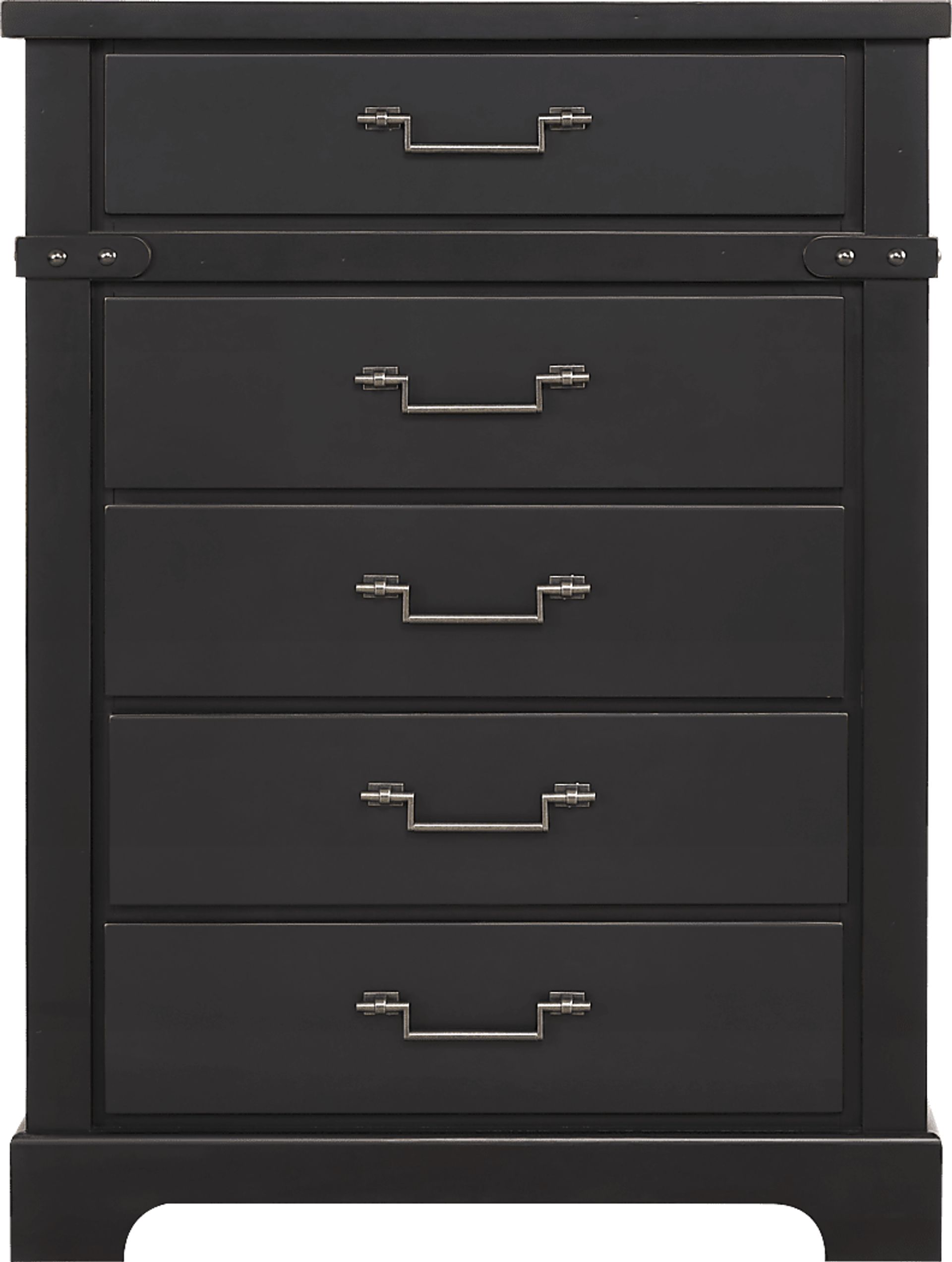 Fairhaven Black 5 Pc Queen Panel Bedroom - Image 5