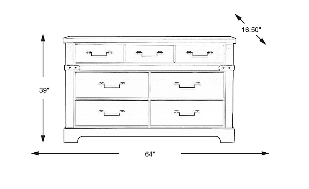 Fairhaven Black Dresser