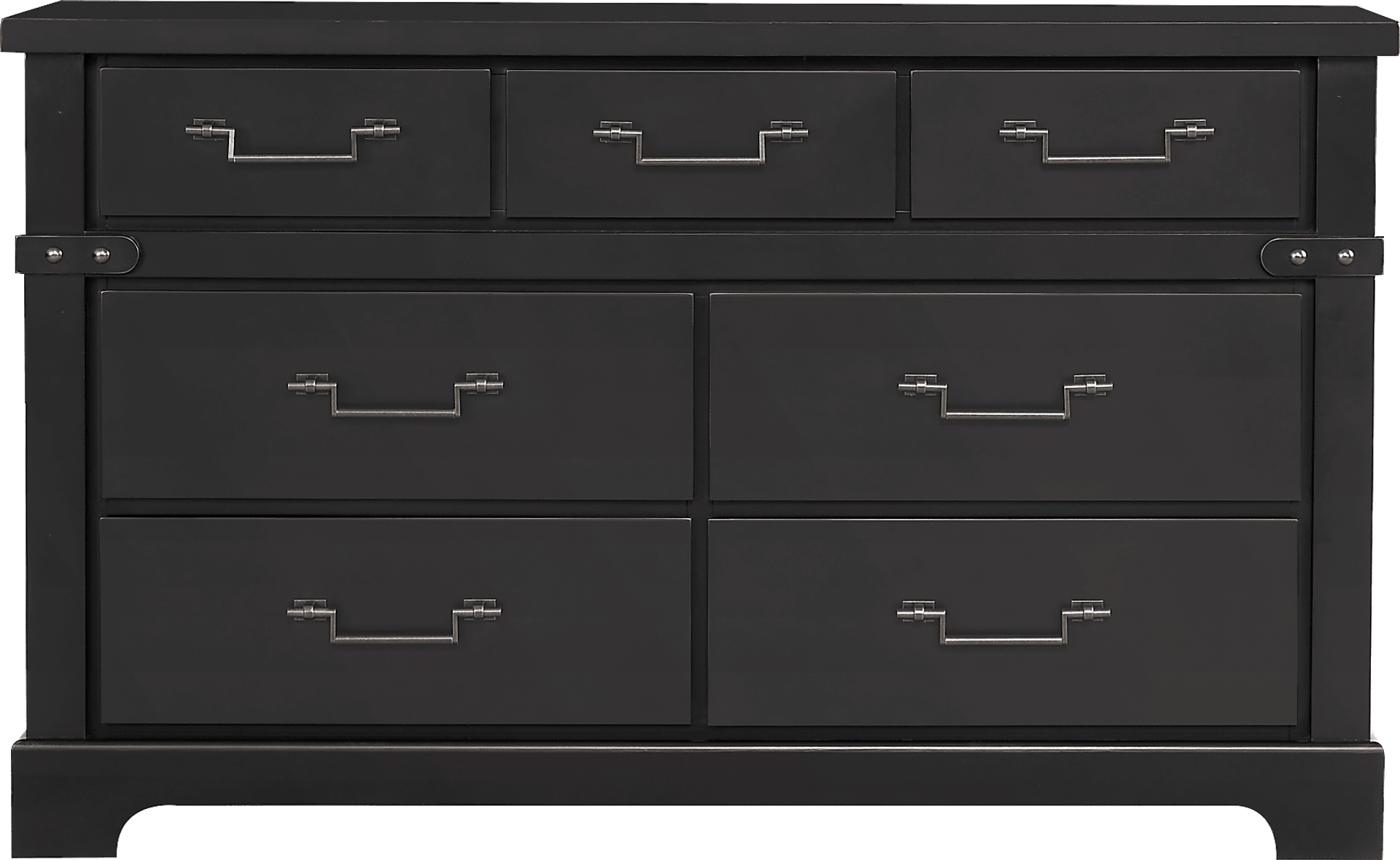 black dresser
