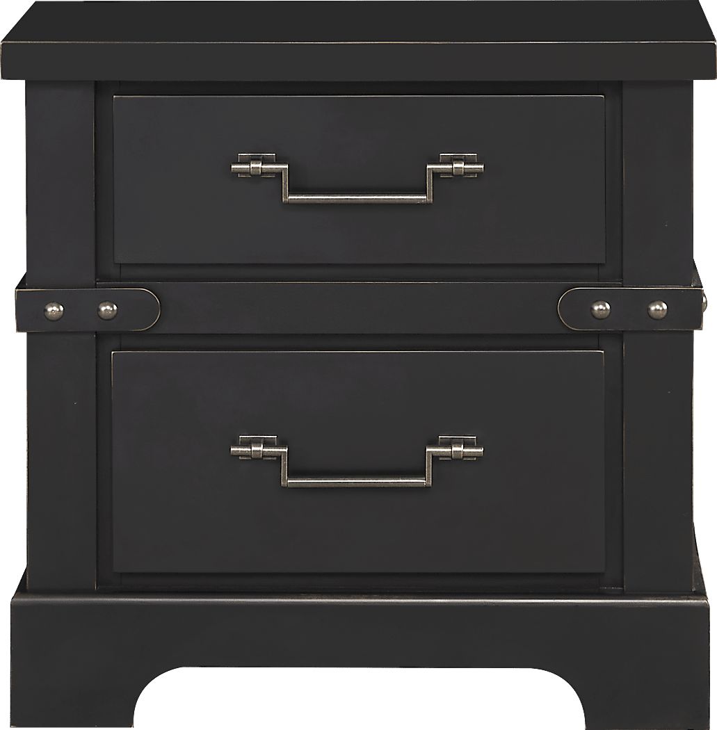 Fairhaven Black Nightstand
