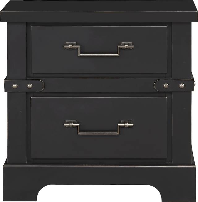 Fairhaven Black 5 Pc Queen Panel Bedroom - Thumbnail - Image 6