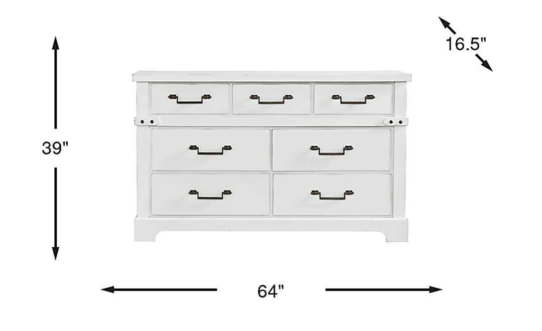 Fairhaven White Dresser