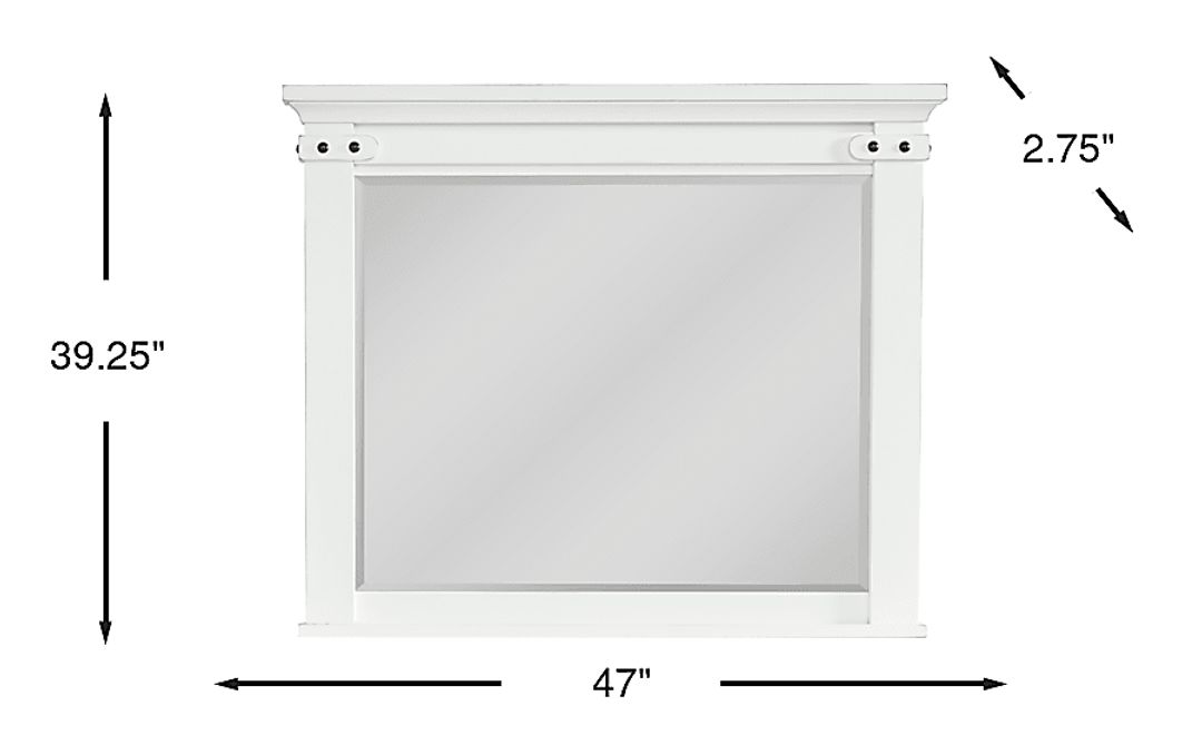 Fairhaven White Mirror